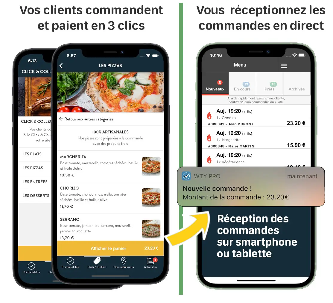 Carte de fidélité dématérialisé qui fait du click & collect