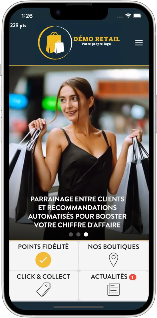 Points de fidélité dématérialisés